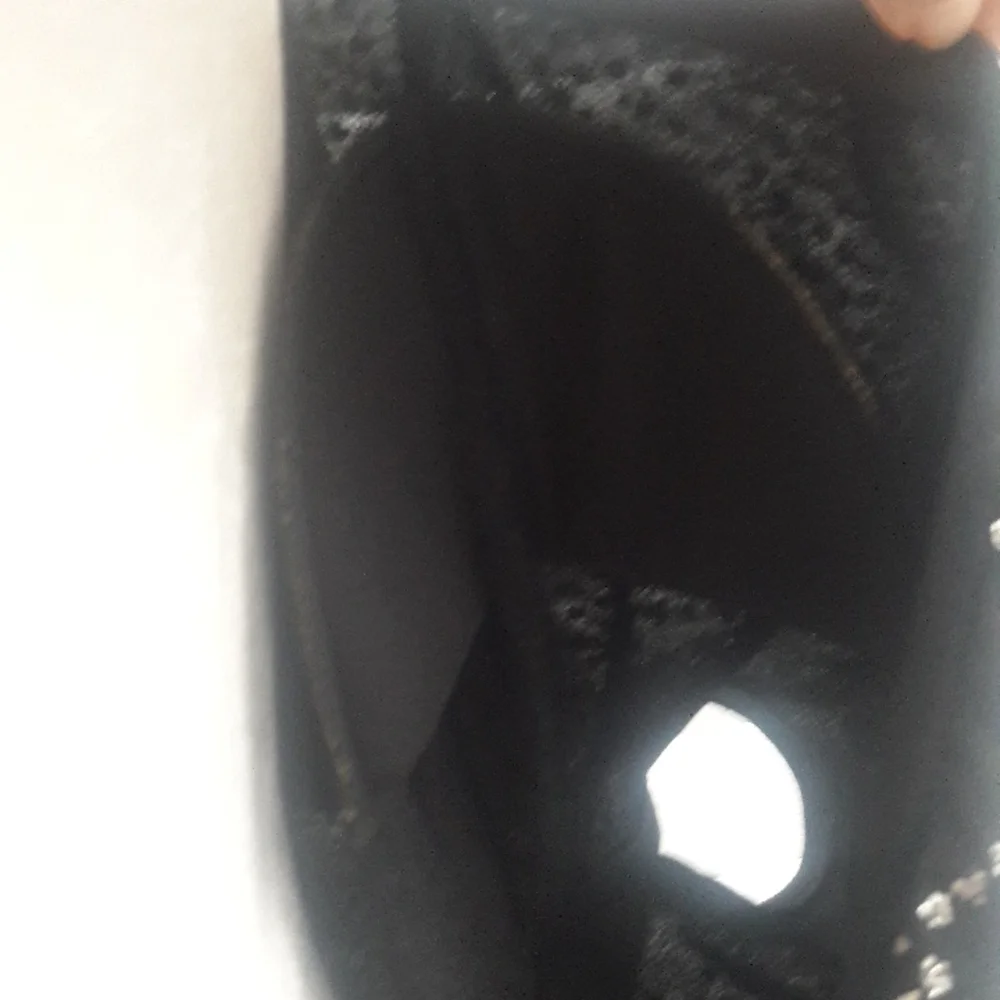 Vintage black With Silver glitter sparkly dress Made In USA Size 13/14 - Picture 8 of 13